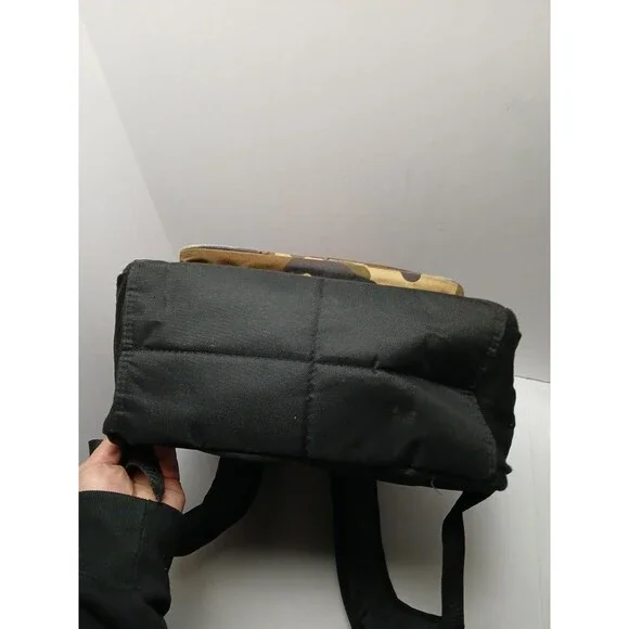 EASTSPORT Camouflage Backpack 18" Orange Zippers Padded Straps School Travel - Picture 6 of 7